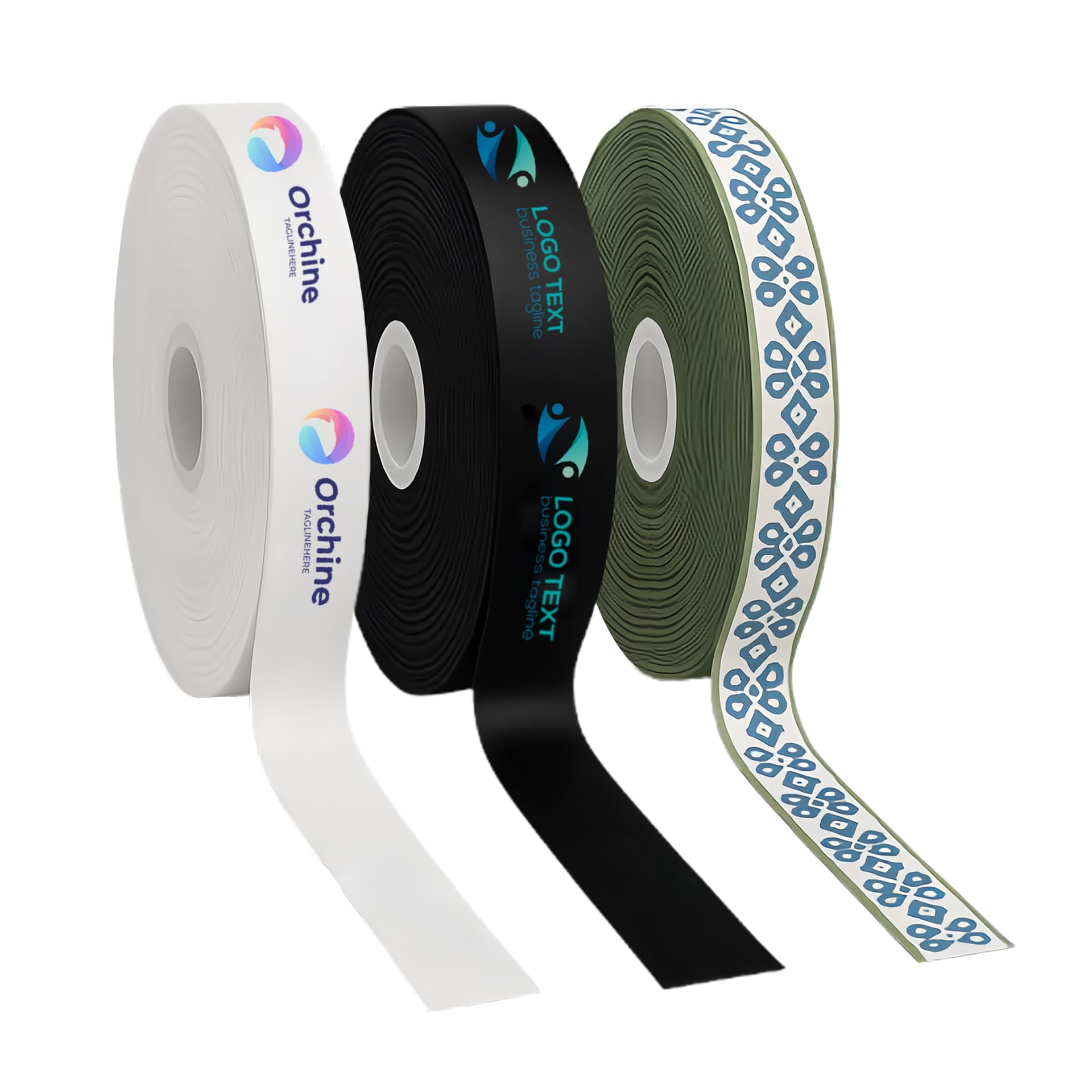 16mm Full Colour Printed Satin Polyester Ribbon