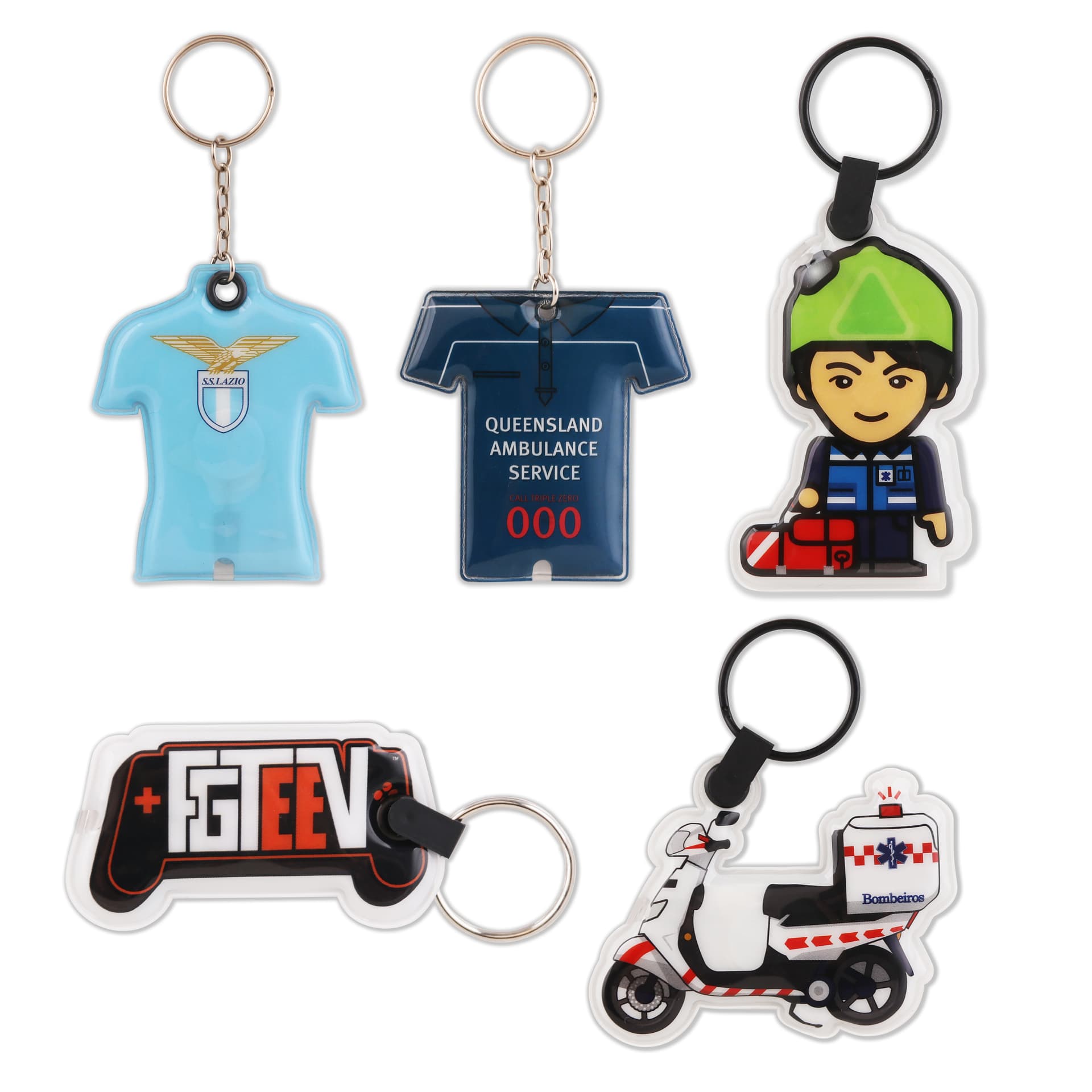 PVC LED Keyring
