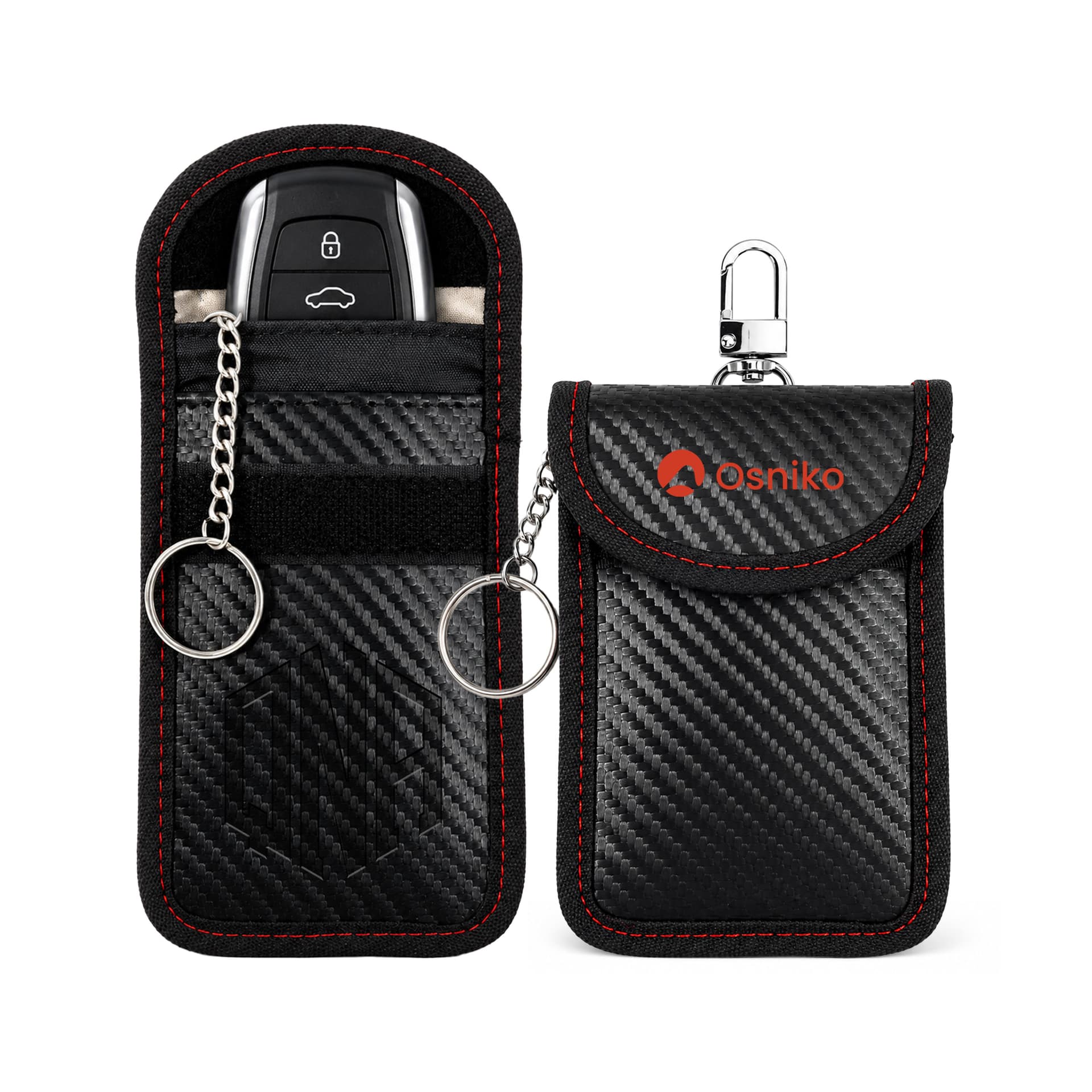 Carbon Fibre Faraday Key Pouch
