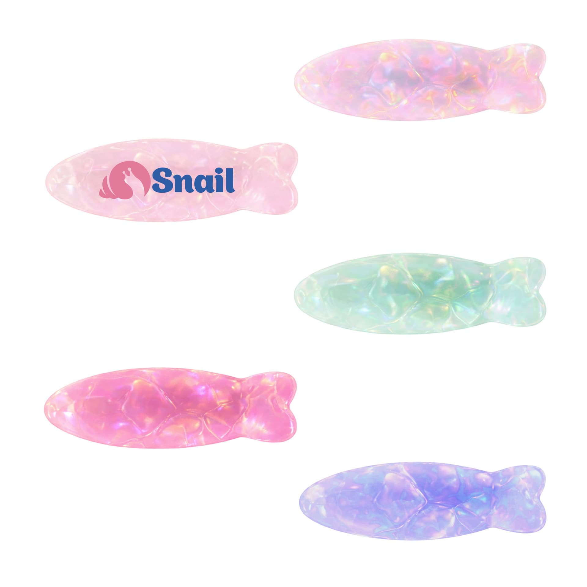 Fish Shape Iridescent Hair Clip