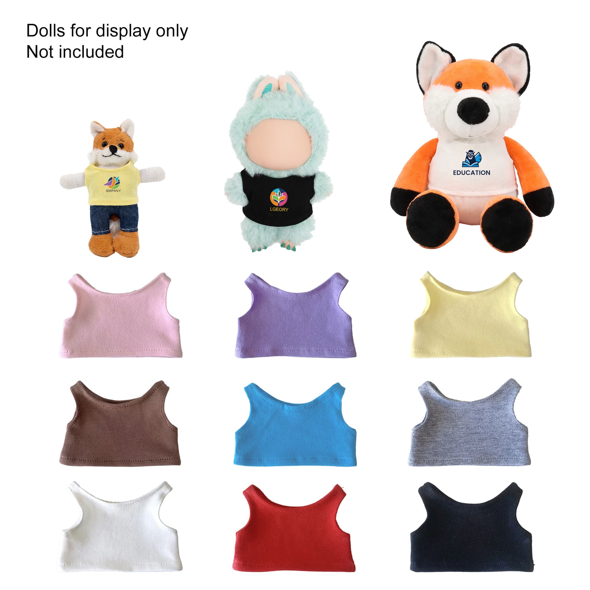 Plush Doll Basic Tank Top