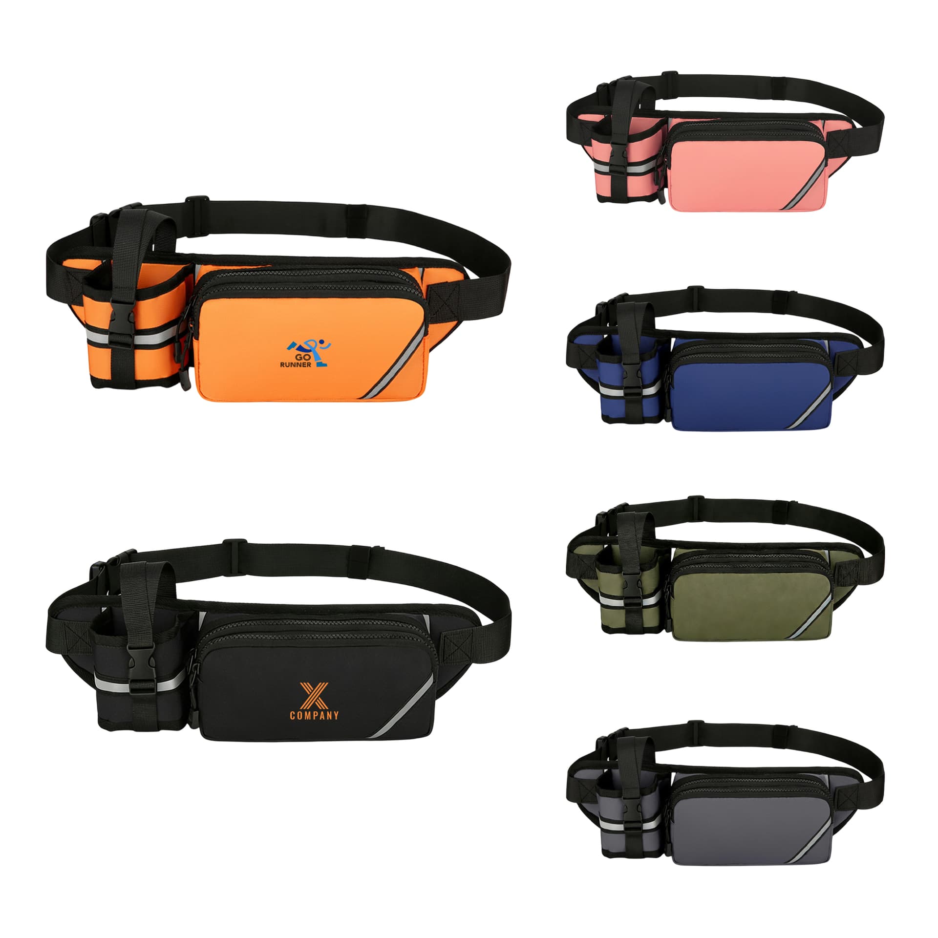 Waist Bag With Bottle Holder