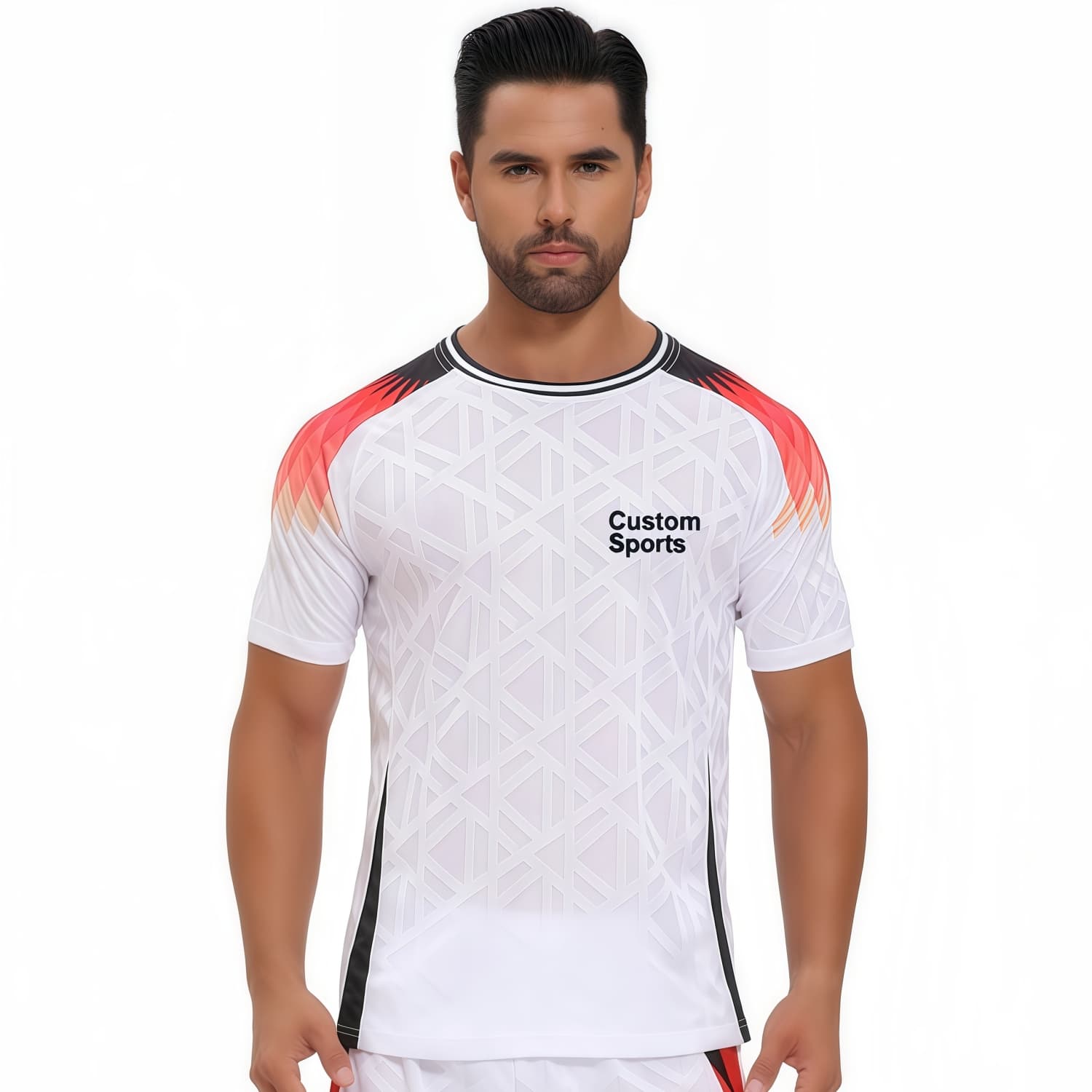 100% Polyester Sublimated Breathable Crew Neck Raglan T-shirt