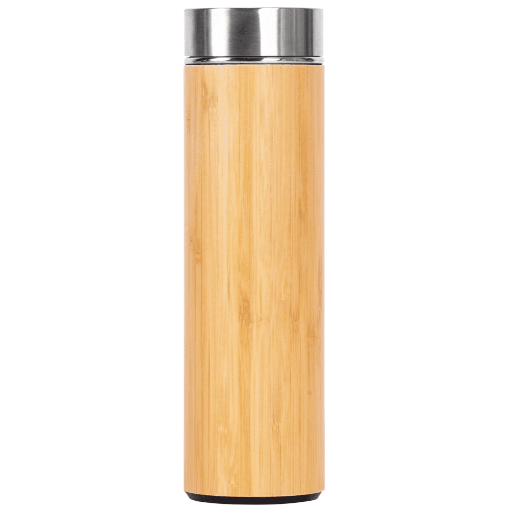 Double Wall Bamboo Bottle
