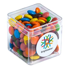 Hard Cube with Mini M&Ms 40g