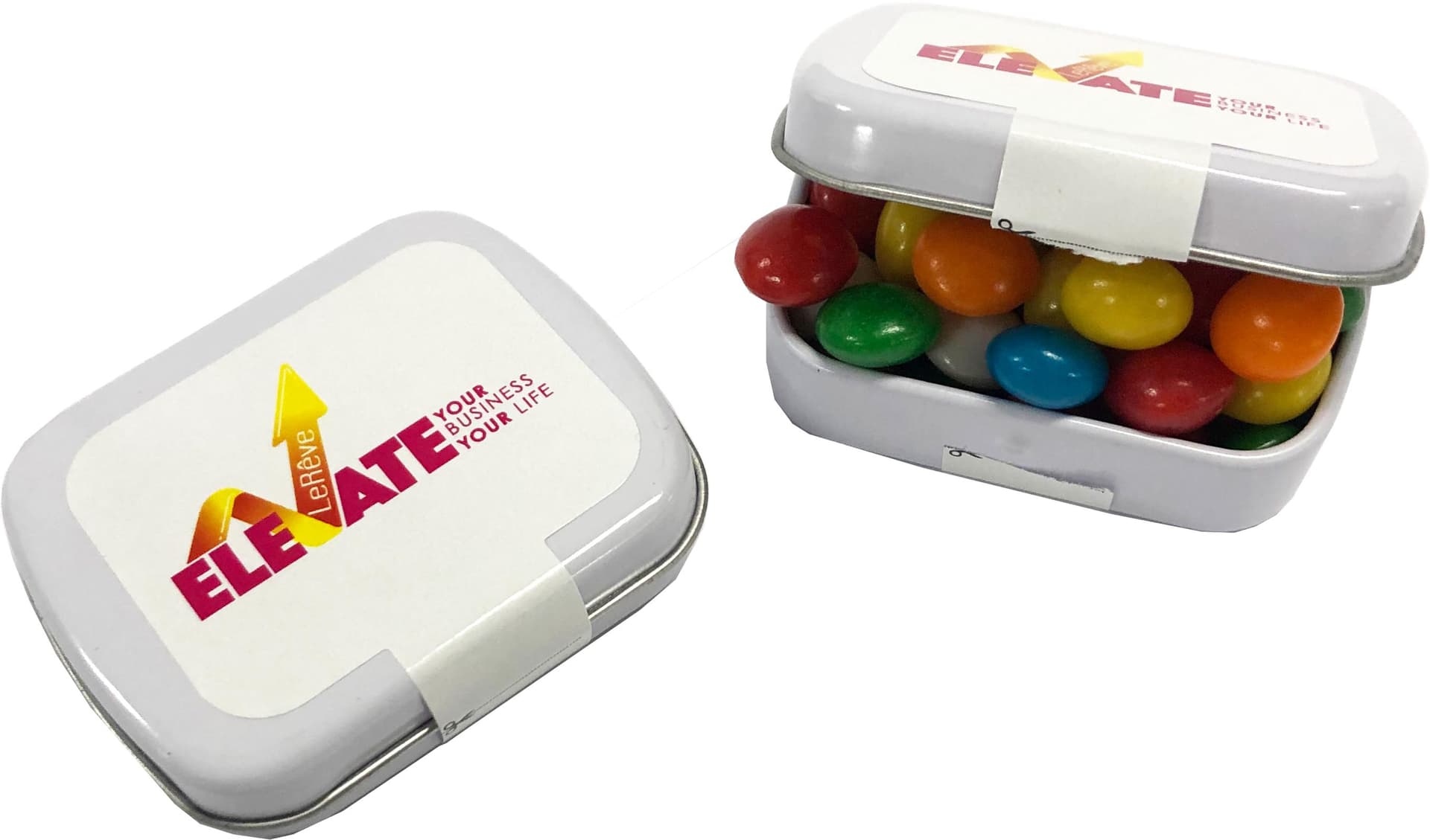 Small Rectangle Tin with Chewy Fruit 30g