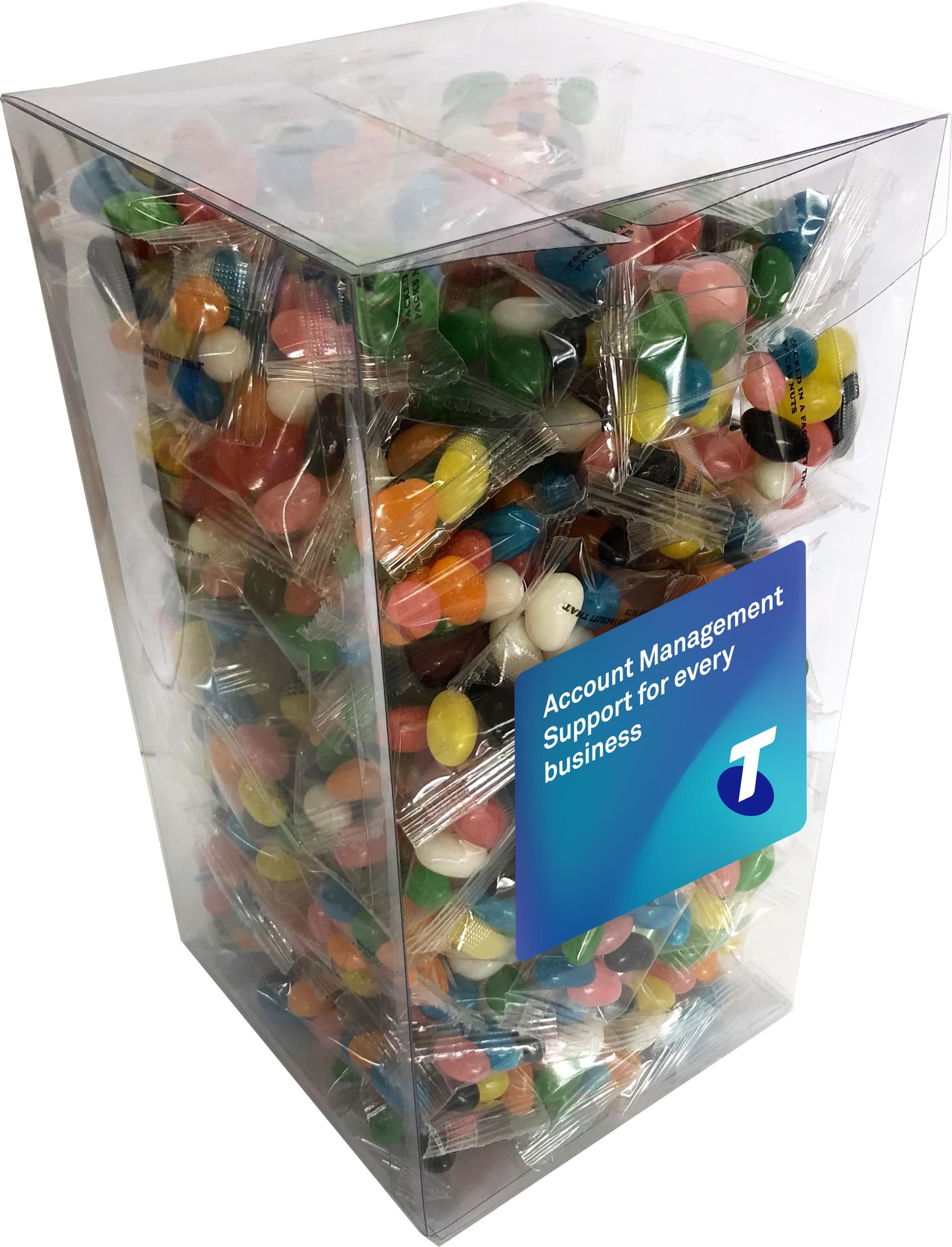 PVC Gift Box with 7g Jelly Bean Bags