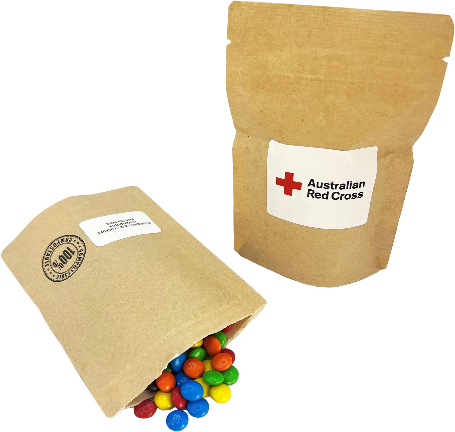 Compostable Bag with Mini M&Ms 50g