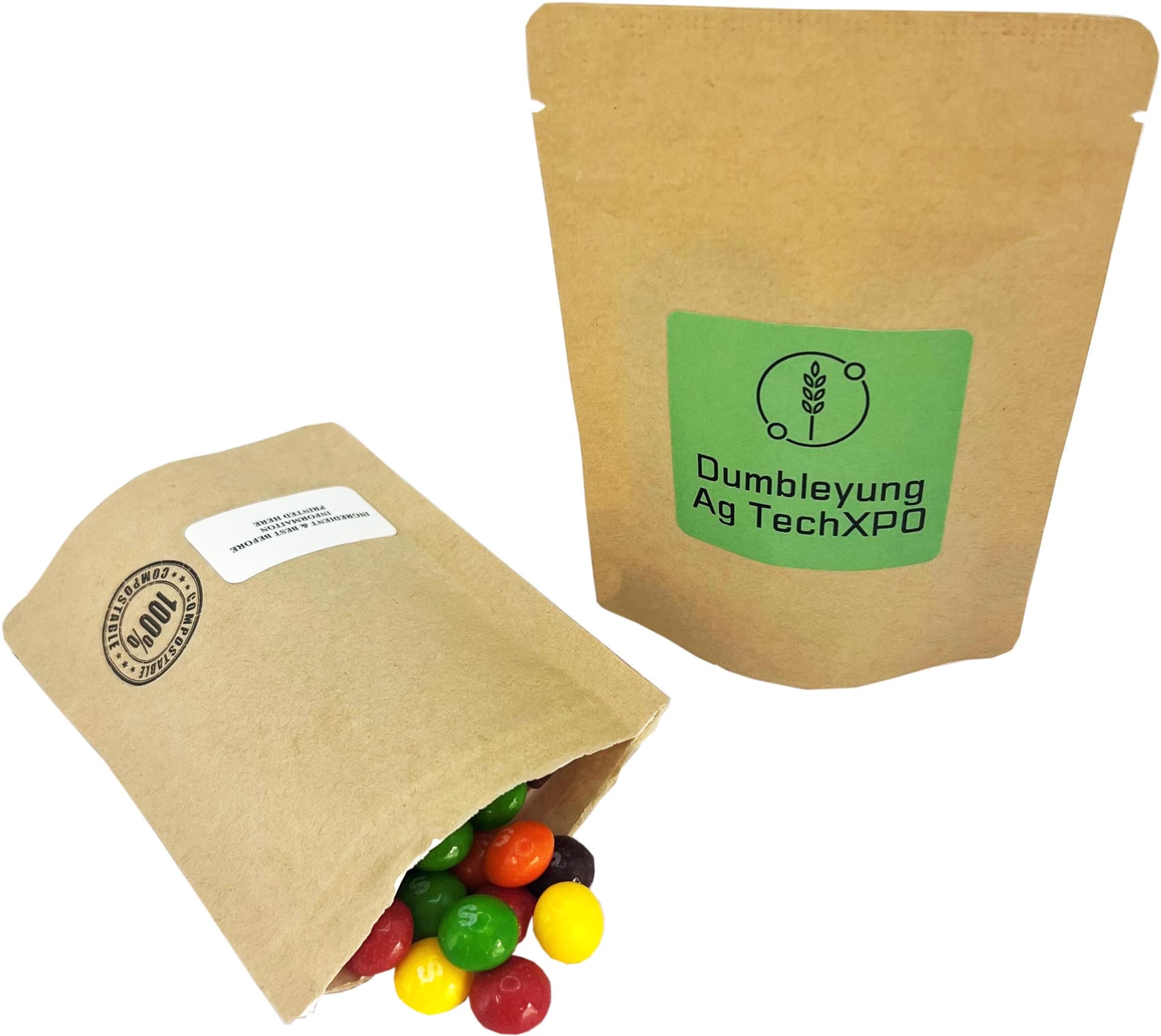 Compostable Bag with Skittles 50g