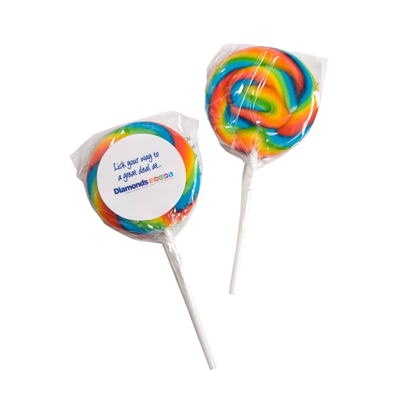 Medium Candy Lollipops - Rainbow