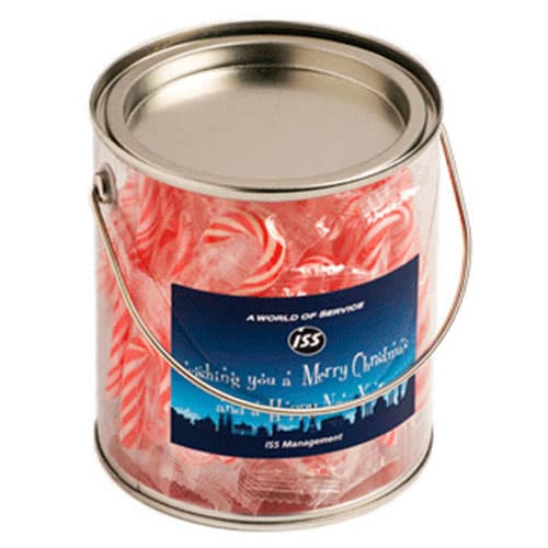Big PVC Bucket with Candy Canes x40