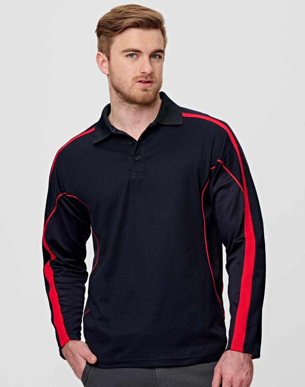 Men's TrueDry Long Sleeve Polo