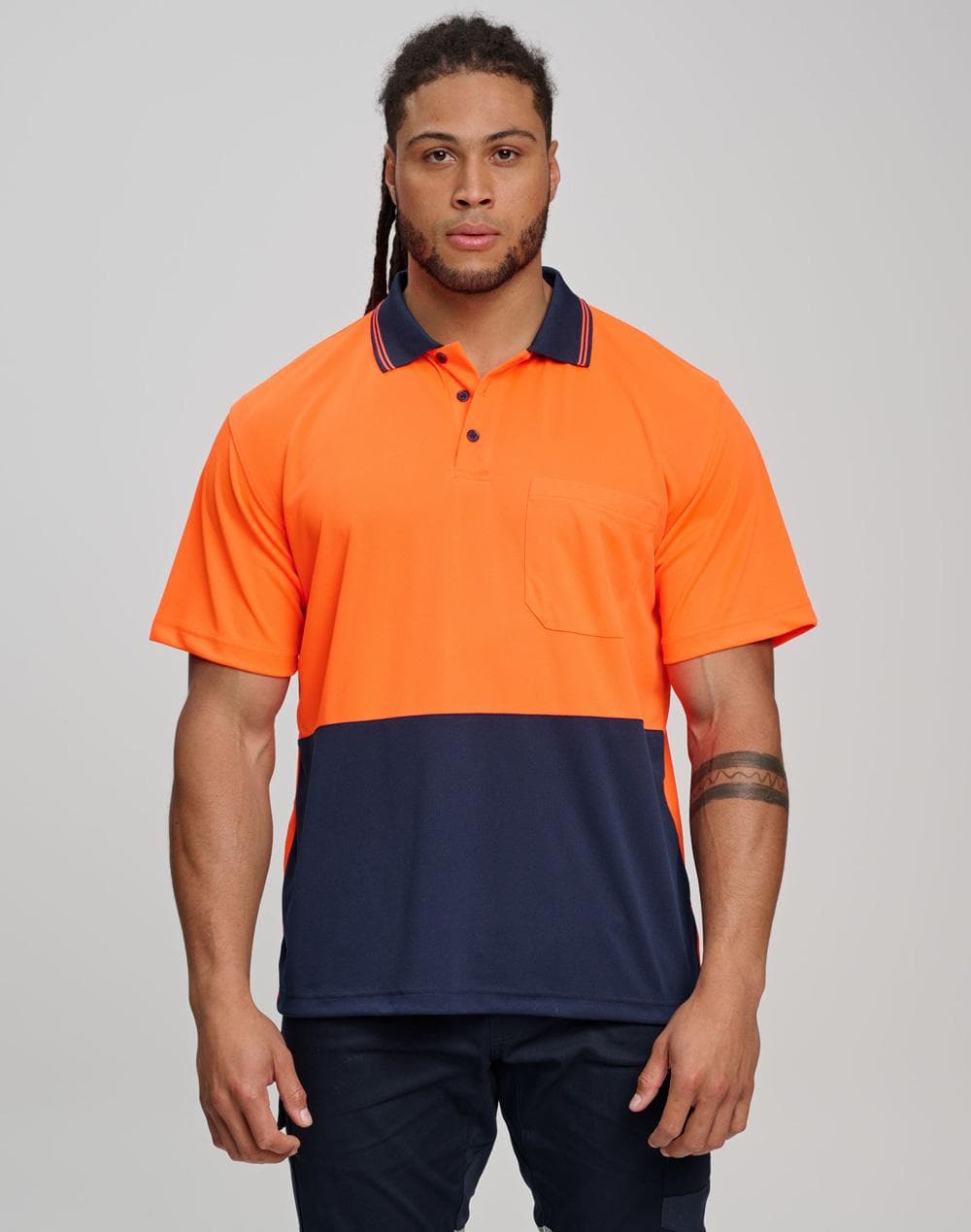 Hi-Vis truedry safety polo S/S