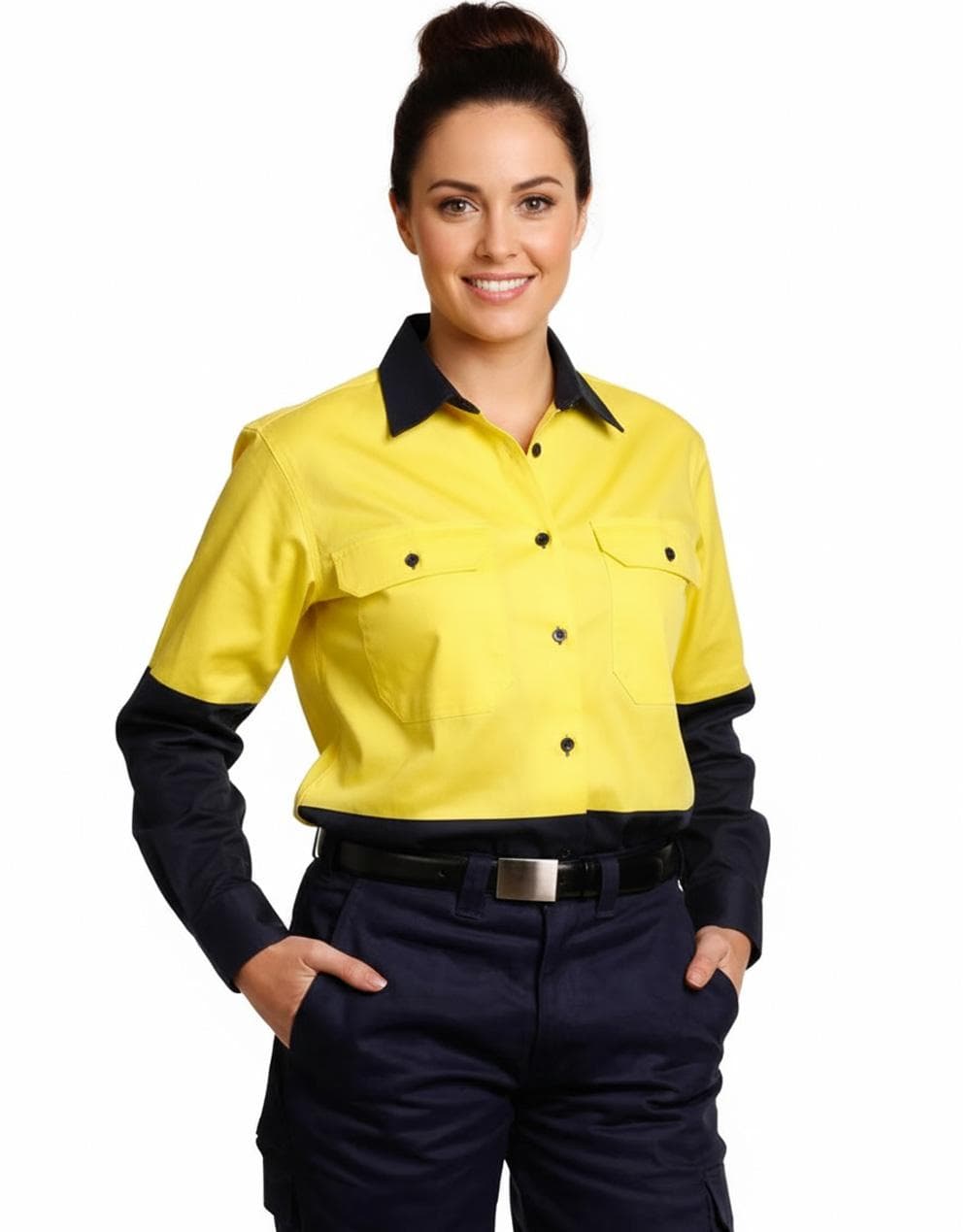 Ladies' Hi-Vis L/S Safety Shirt